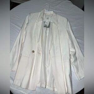H&M Cream Blazer for Women